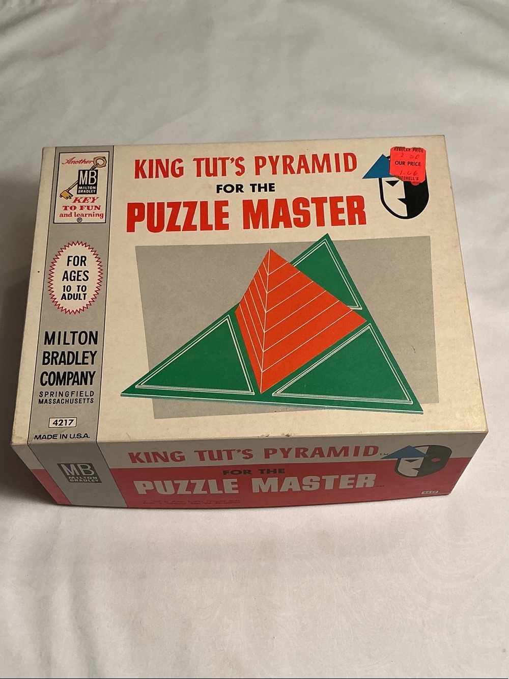 Milton Bradley King Tut's Pyramid Puzzle Master - Green & Orange